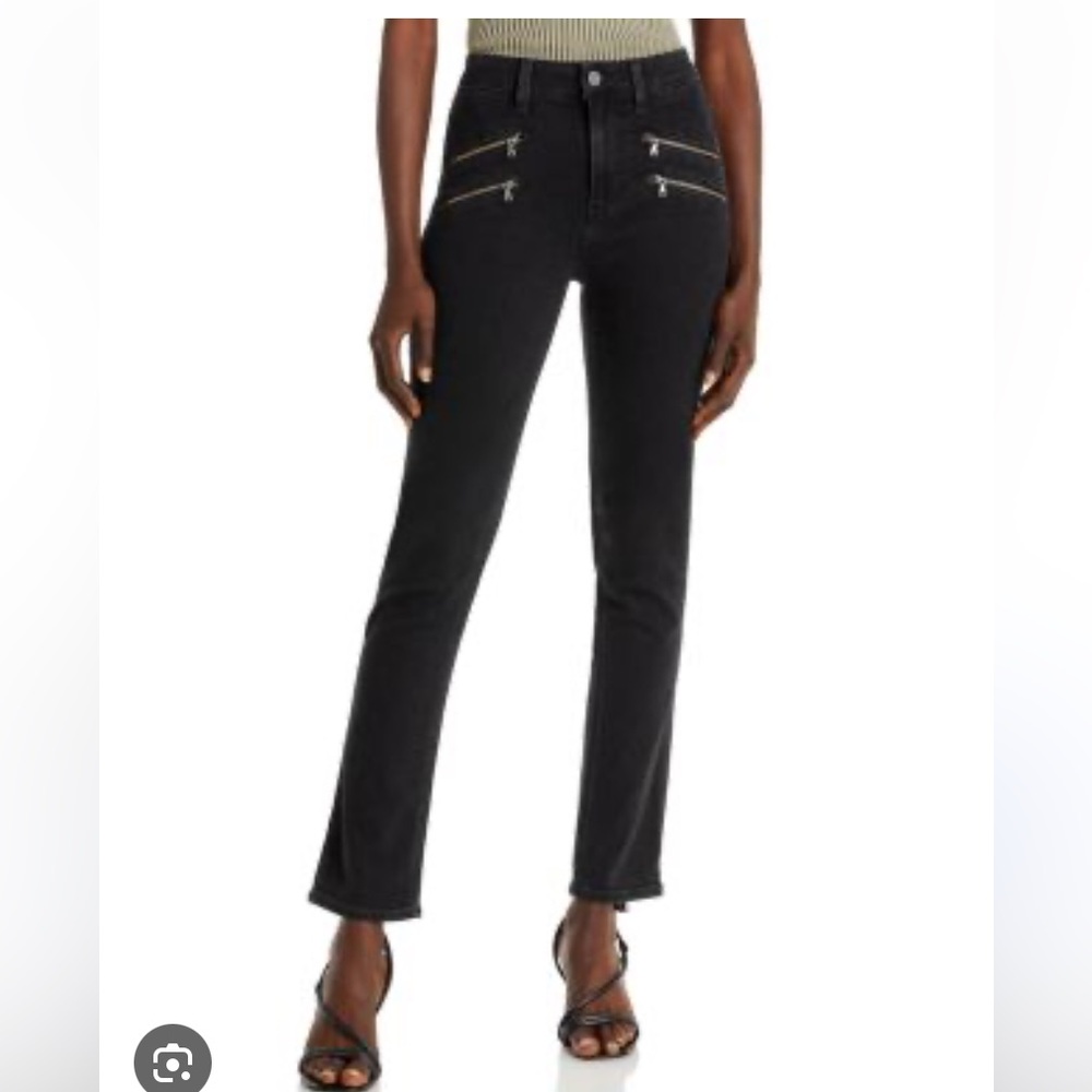 Edgemont High Rise Ankle Straight Jeans in Scorpio